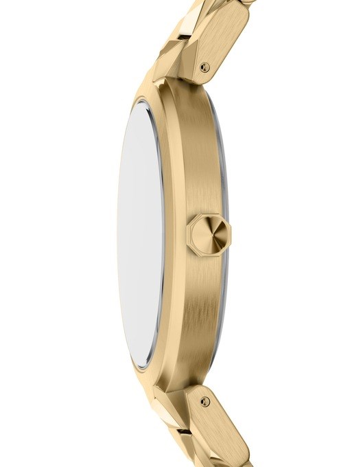 Armani Exchange Audora Two-Hand Gold-Tone Stainless Steel Watch