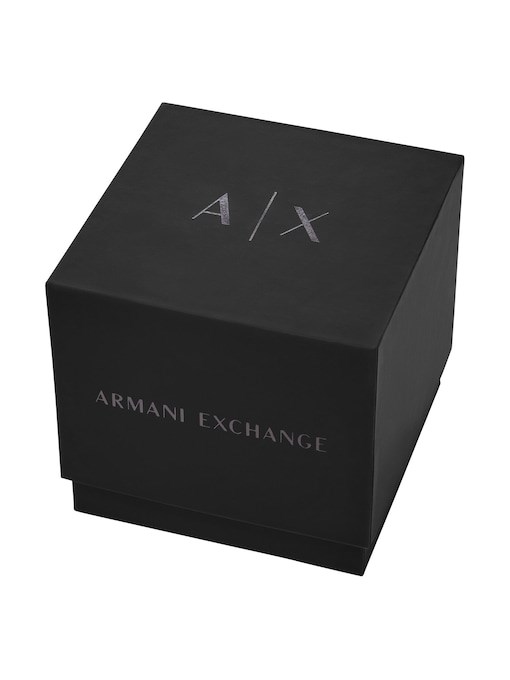 Armani Exchange Two-Hand Black Stainless Steel Watch Armani Exchange Two-Hand Black Stainless Steel Watch