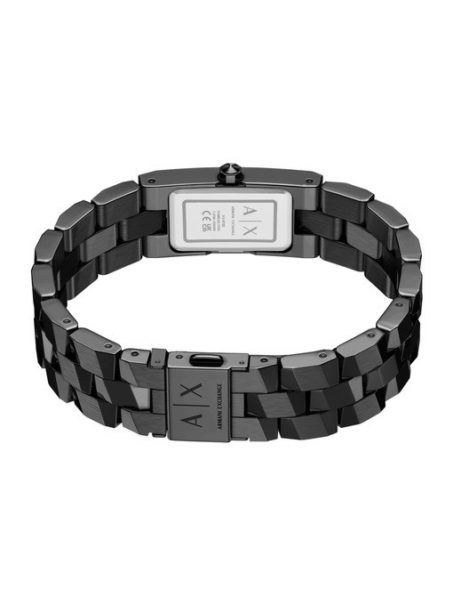 Armani Exchange Two-Hand Black Stainless Steel Watch Armani Exchange Two-Hand Black Stainless Steel Watch