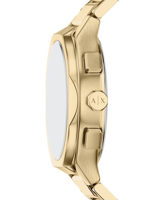 Armani Exchange Sync Chronograph Gold-Tone Stainless Steel Watch Armani Exchange Sync Chronograph Gold-Tone Stainless Steel Watch