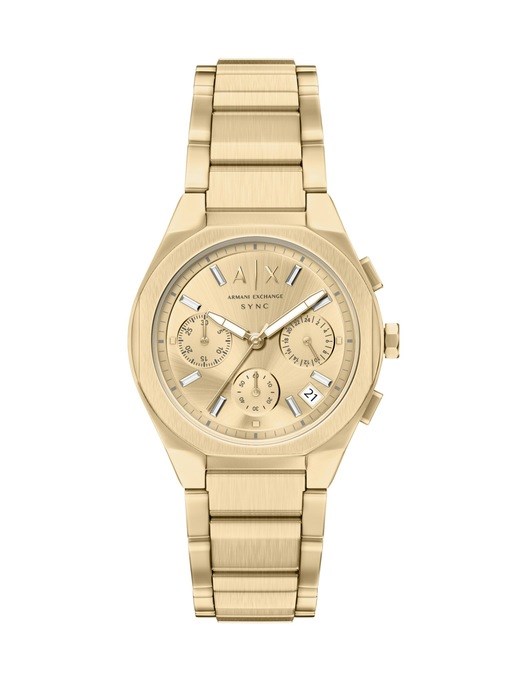 Armani Exchange Audora Two-Hand Brown Stainless Steel Watch