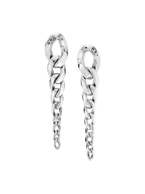 Diesel Stainless Steel Drop Earrings