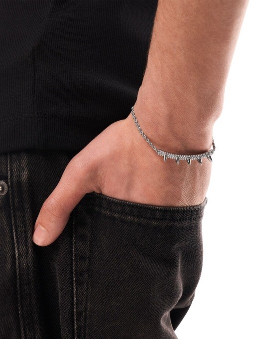 Diesel Stainless Steel ID Bracelet