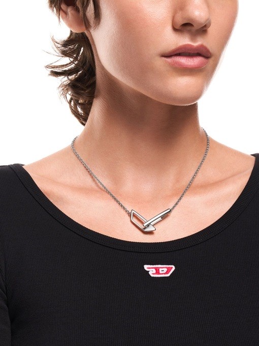 Diesel Stainless Steel Band Necklace Diesel Stainless Steel Band Necklace
