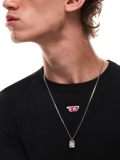 Diesel Stainless Steel Pendant Necklace Diesel Stainless Steel Pendant Necklace