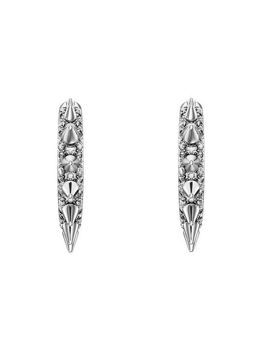 Diesel Stainless Steel Hoop Earrings Diesel Stainless Steel Hoop Earrings