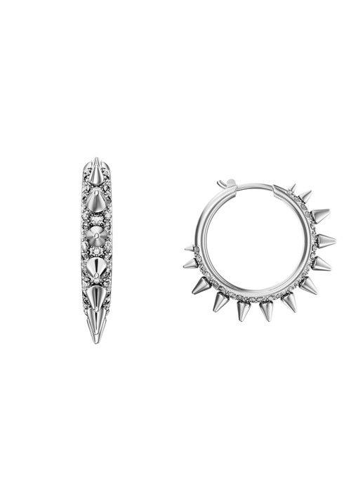 Diesel Stainless Steel Hoop Earrings Diesel Stainless Steel Hoop Earrings