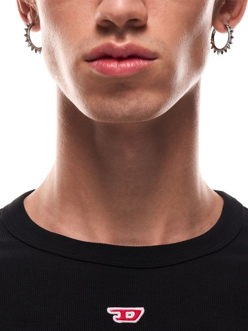 Diesel Stainless Steel Hoop Earrings Diesel Stainless Steel Hoop Earrings