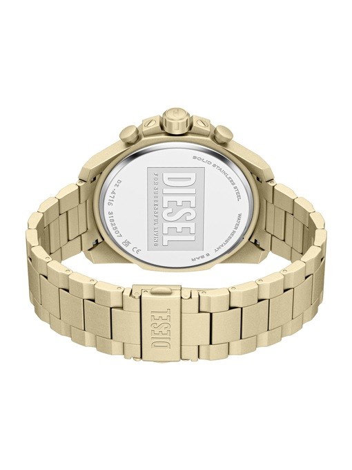Diesel Mega Chief Slim Chronograph Gold-Tone Stainless Steel Watch Diesel Mega Chief Slim Chronograph Gold-Tone Stainless Steel Watch