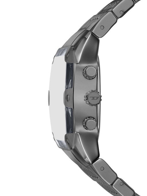 Diesel Spiked Cushion Chronograph Gunmetal Stainless Steel Watch Diesel Spiked Cushion Chronograph Gunmetal Stainless Steel Watch