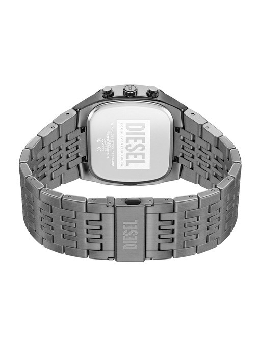 Diesel Spiked Cushion Chronograph Gunmetal Stainless Steel Watch Diesel Spiked Cushion Chronograph Gunmetal Stainless Steel Watch
