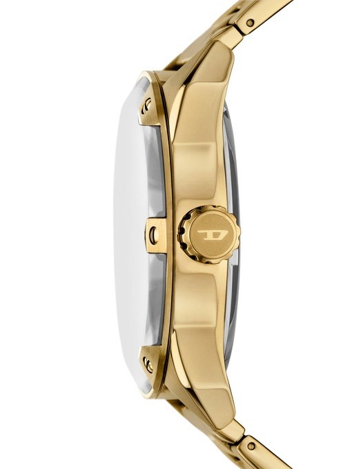 Diesel Spiked Automatic Gold-Tone Stainless Steel Watch