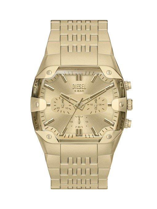 Diesel Spiked Cushion Chronograph Stainless Steel Watch