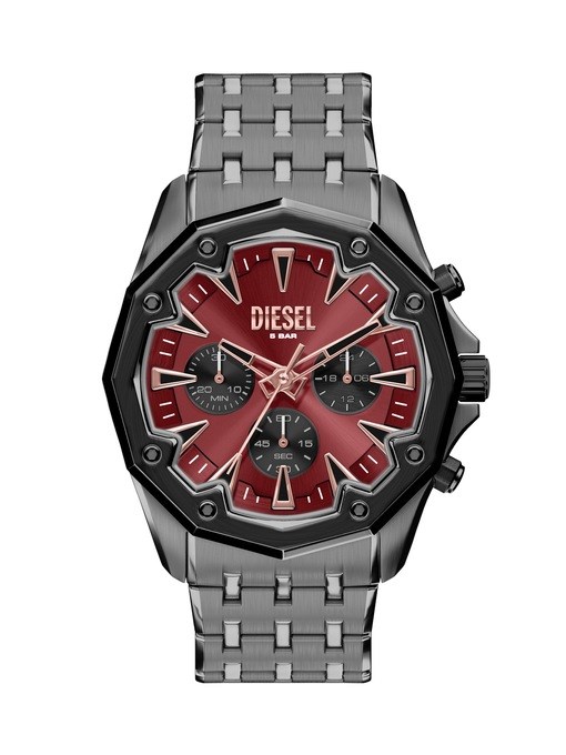 Diesel Stinger Chronograph Gunmetal Stainless Steel Watch