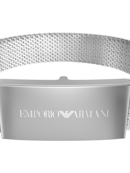 Emporio Armani Stainless Steel ID Bracelet