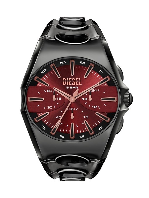 Diesel D-Curve Chronograph Gunmetal Stainless Steel Watch