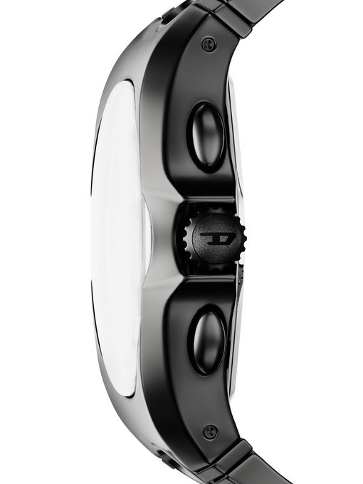 Diesel D-Curve Chronograph Gunmetal Stainless Steel Watch