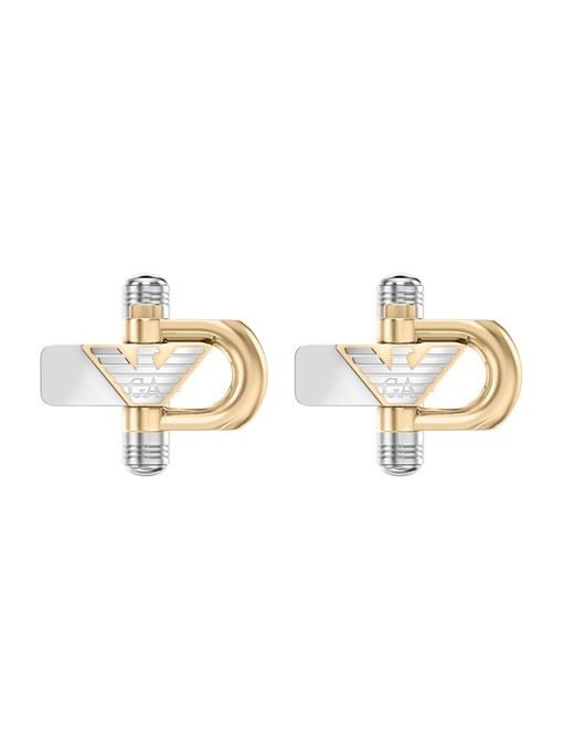 Emporio Armani Two-Tone Stainless Steel Cuff Links Emporio Armani Two-Tone Stainless Steel Cuff Links