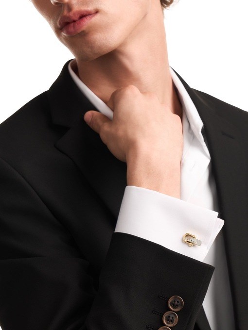 Emporio Armani Two-Tone Stainless Steel Cuff Links Emporio Armani Two-Tone Stainless Steel Cuff Links