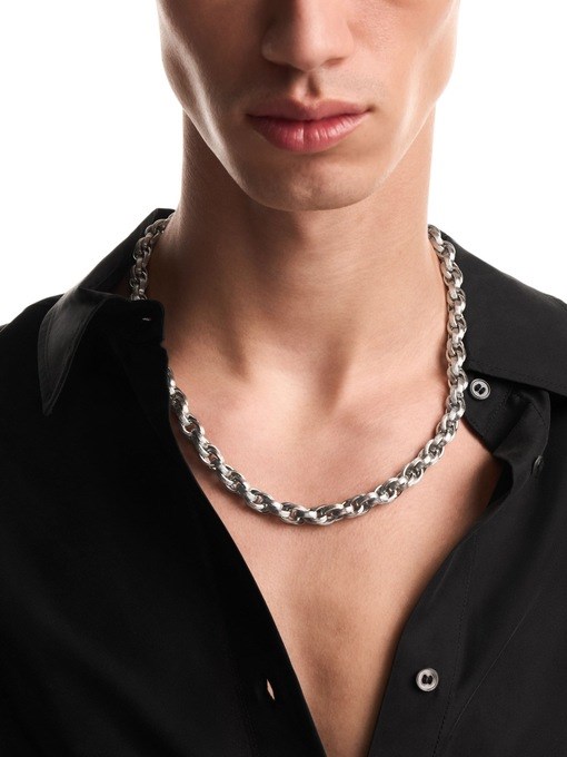 Emporio Armani Stainless Steel Chain Necklace