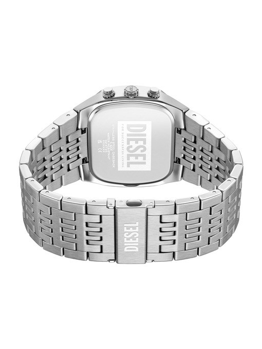 Diesel Spiked Cushion Chronograph Stainless Steel Watch Diesel Spiked Cushion Chronograph Stainless Steel Watch