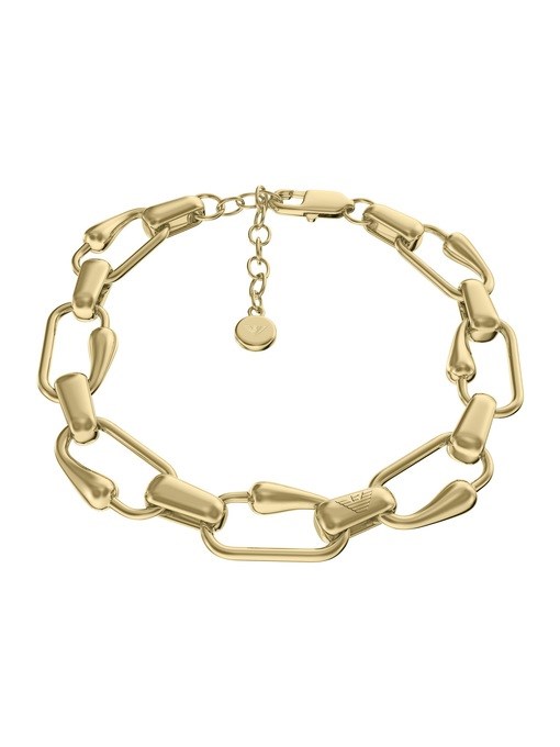 Emporio Armani Gold-Tone Brass Chain Bracelet