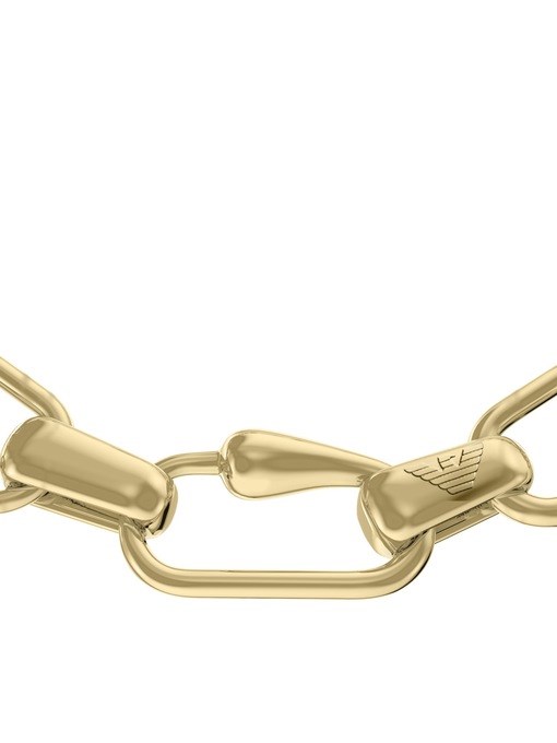 Emporio Armani Gold-Tone Brass Chain Bracelet