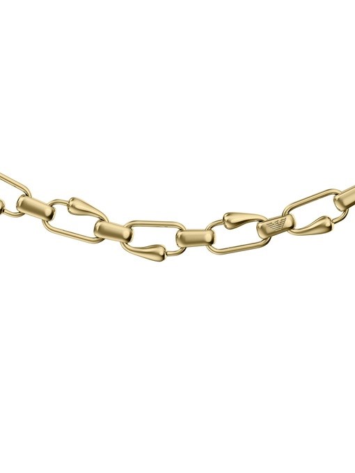 Emporio Armani Gold-Tone Brass Chain Necklace