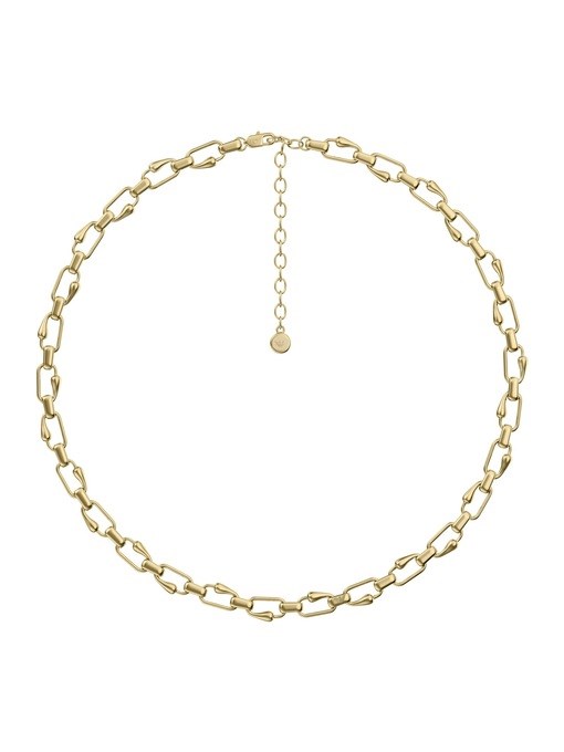 Emporio Armani Gold-Tone Brass Chain Necklace