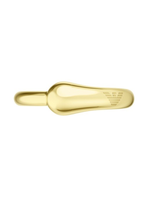 Emporio Armani Gold-Tone Brass Band Ring