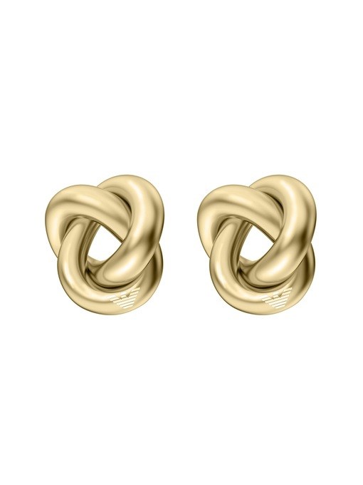 Emporio Armani Gold-Tone Brass Stud Earrings Emporio Armani Gold-Tone Brass Stud Earrings