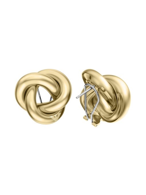 Emporio Armani Gold-Tone Brass Stud Earrings Emporio Armani Gold-Tone Brass Stud Earrings
