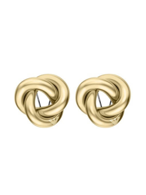 Emporio Armani Gold-Tone Brass Stud Earrings Emporio Armani Gold-Tone Brass Stud Earrings