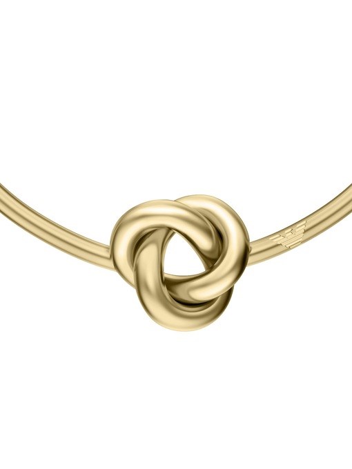 Emporio Armani Gold-Tone Brass Collar Necklace Emporio Armani Gold-Tone Brass Collar Necklace