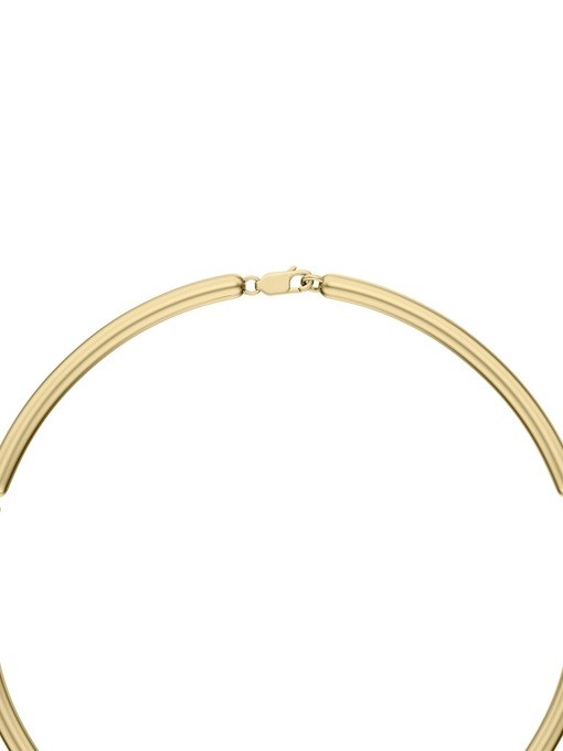 Emporio Armani Gold-Tone Brass Collar Necklace Emporio Armani Gold-Tone Brass Collar Necklace