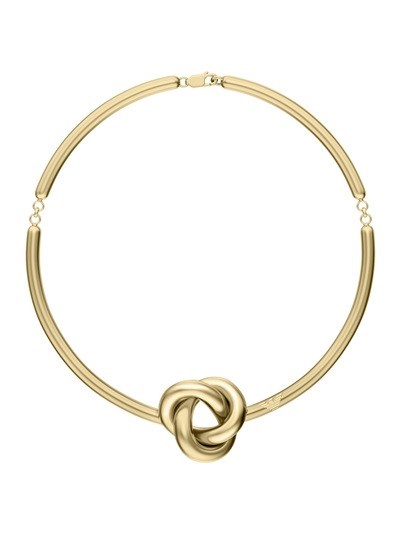 Emporio Armani Gold-Tone Brass Collar Necklace