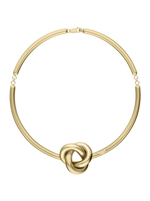Emporio Armani Gold-Tone Brass Chain Necklace