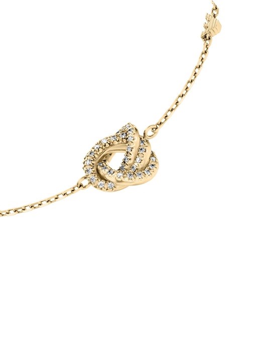 Emporio Armani Gold-Tone Brass Station Bracelet Emporio Armani Gold-Tone Brass Station Bracelet