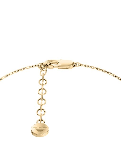 Emporio Armani Gold-Tone Brass Station Bracelet Emporio Armani Gold-Tone Brass Station Bracelet