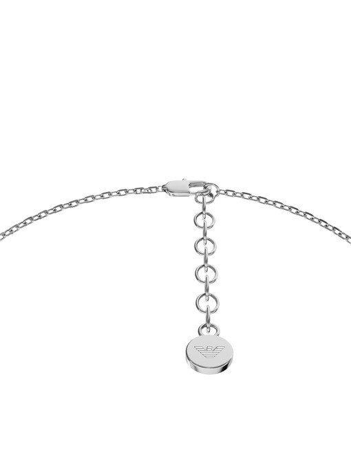 Emporio Armani Silver-Tone Brass Pendant Bracelet Emporio Armani Silver-Tone Brass Pendant Bracelet