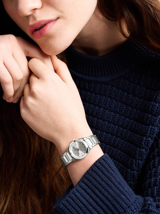 Everett Three-Hand Stainless Steel Watch