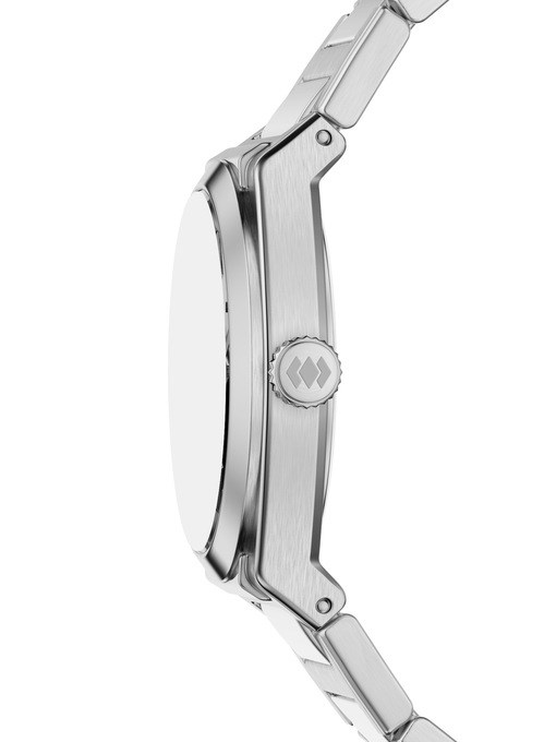 Everett Three-Hand Stainless Steel Watch