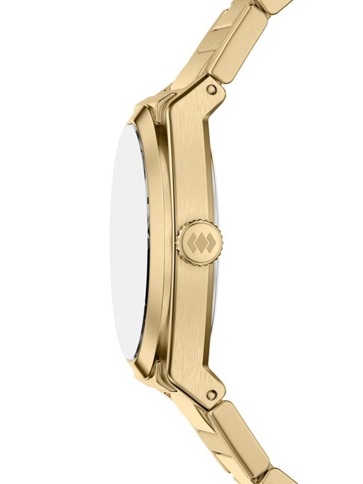 Everett Three-Hand Gold-Tone Stainless Steel Watch