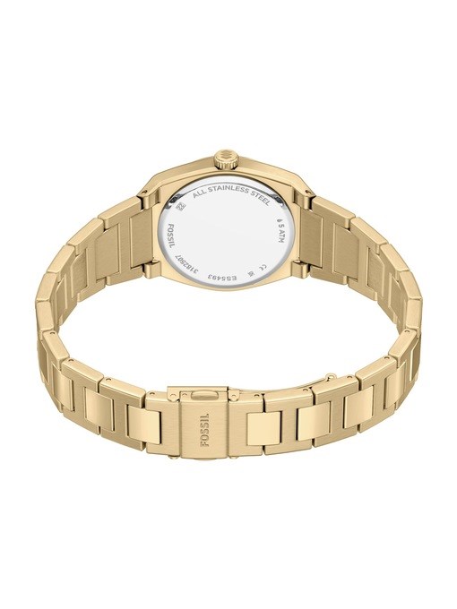 Everett Three-Hand Gold-Tone Stainless Steel Watch