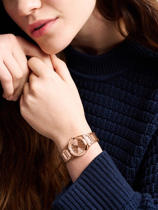 Everett Three-Hand Rose Gold-Tone Stainless Steel Watch Everett Three-Hand Rose Gold-Tone Stainless Steel Watch