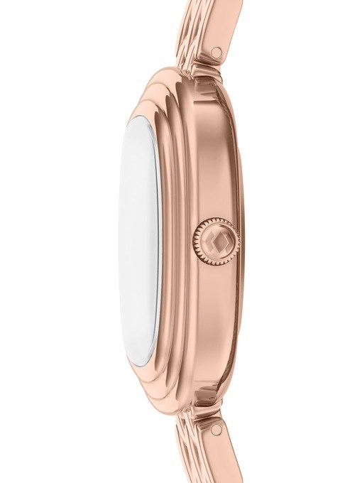 Emerson Three-Hand Rose Gold-Tone Stainless Steel Watch