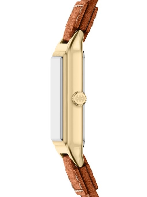 Raquel Three-Hand Date Medium Brown Leather Watch Raquel Three-Hand Date Medium Brown Leather Watch