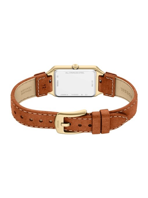 Raquel Three-Hand Date Medium Brown Leather Watch Raquel Three-Hand Date Medium Brown Leather Watch