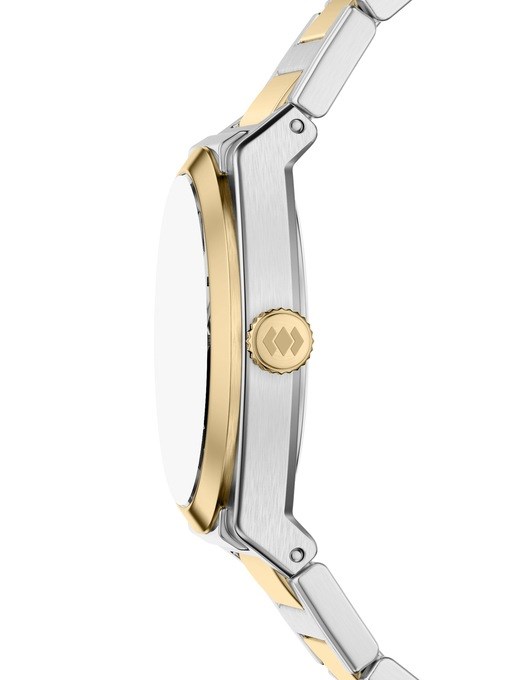 Everett Three-Hand Two-Tone Stainless Steel Watch