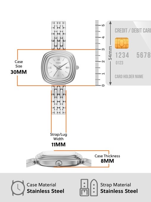 Emerson Three-Hand Stainless Steel Watch Emerson Three-Hand Stainless Steel Watch
